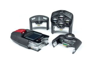 Persönliches Gaswarngerät mit austauschbaren Kartuschen.