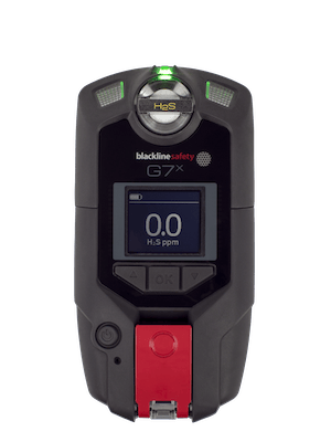G7x-Frontseite mit Ein-Gas-H2S-Kartusche