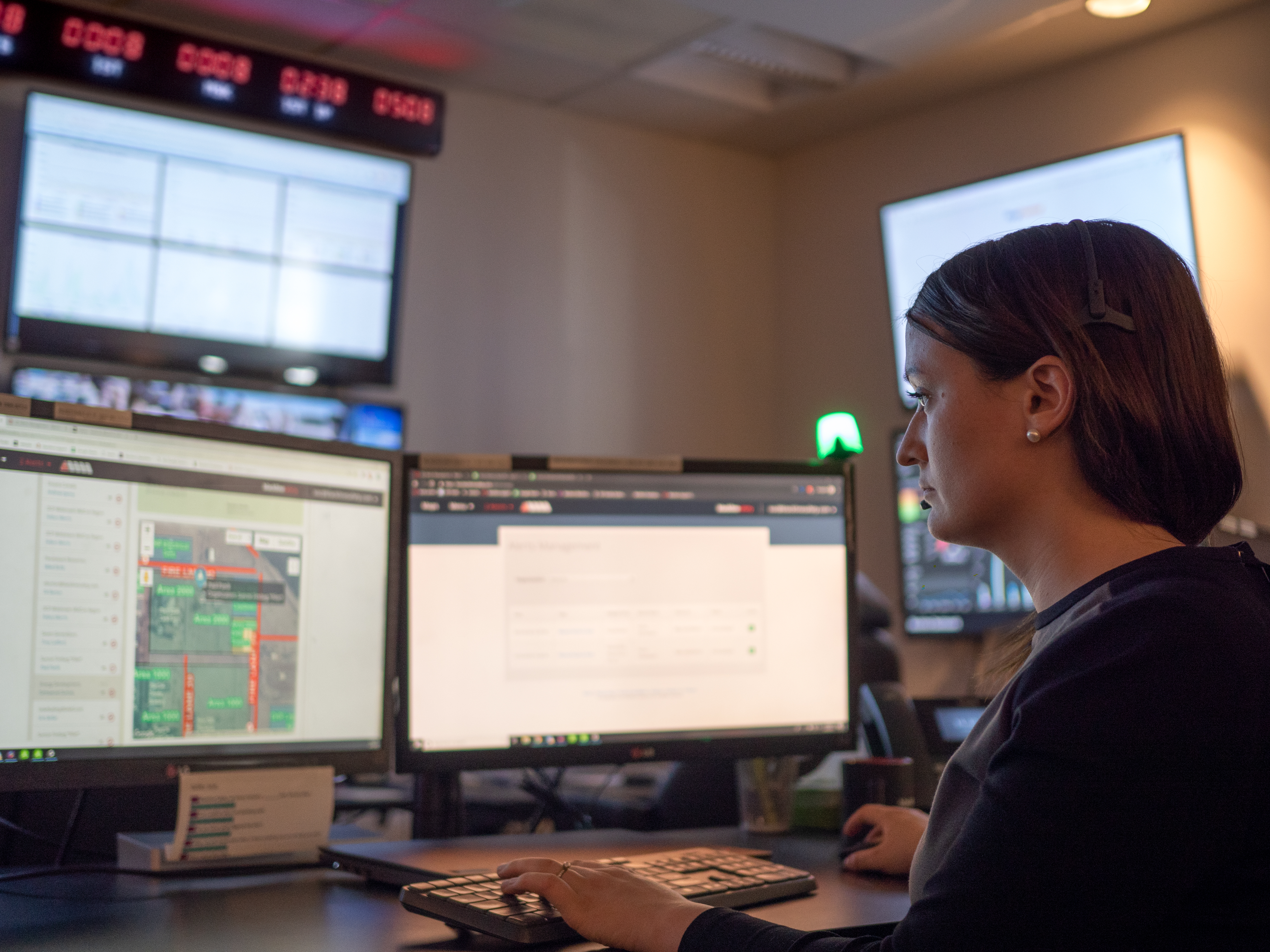 Safety Operations Center for gas detection and lone worker safety