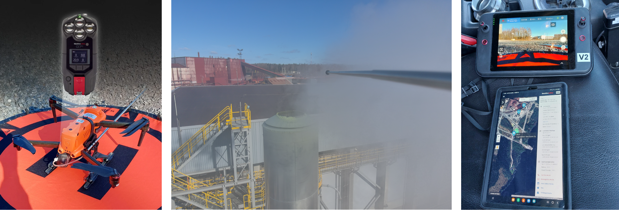 Das Yara-Werk in Siilinjärvi, Finnland, hat einen G7-Gasdetektor für den Einsatz in Drohnen angepasst.