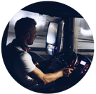 Alleine arbeiten Sicherheit beim Fahren