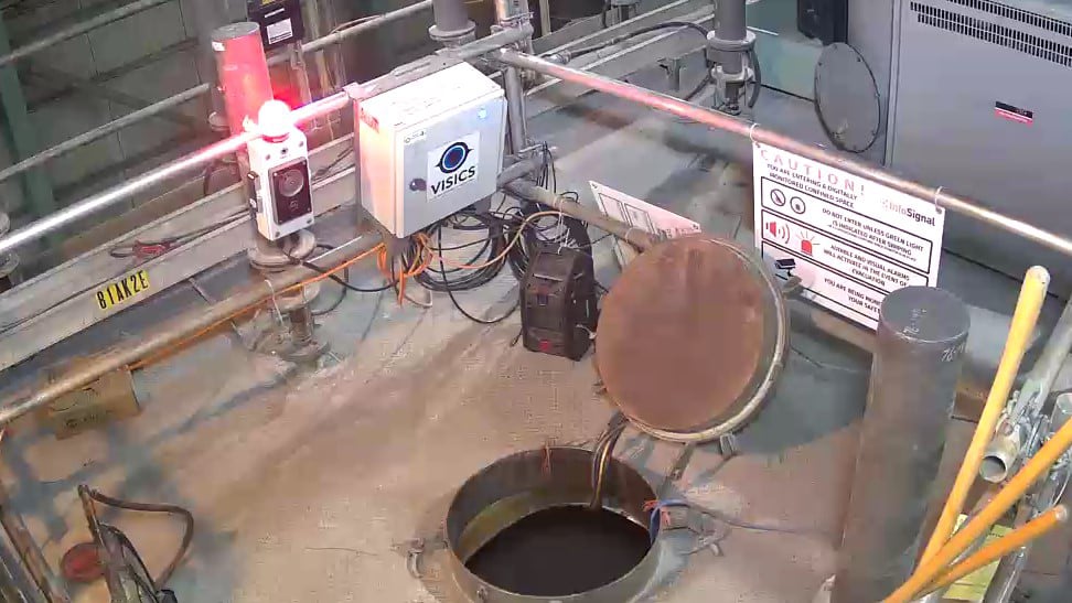 Infosignal-Beengter-Raum-Mannloch