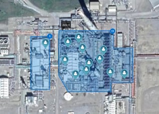 Die ZoneAware-Software ermöglicht Geofencing für Gasdetektoren.