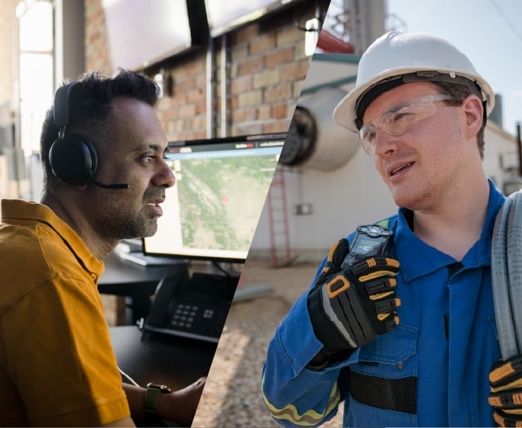 Wenn ein G8 einen Alarm sendet, wird sofort ein Live-Freisprechgespräch hergestellt, sodass eine reale Person innerhalb von Sekunden nachsehen und Hilfe schicken kann.