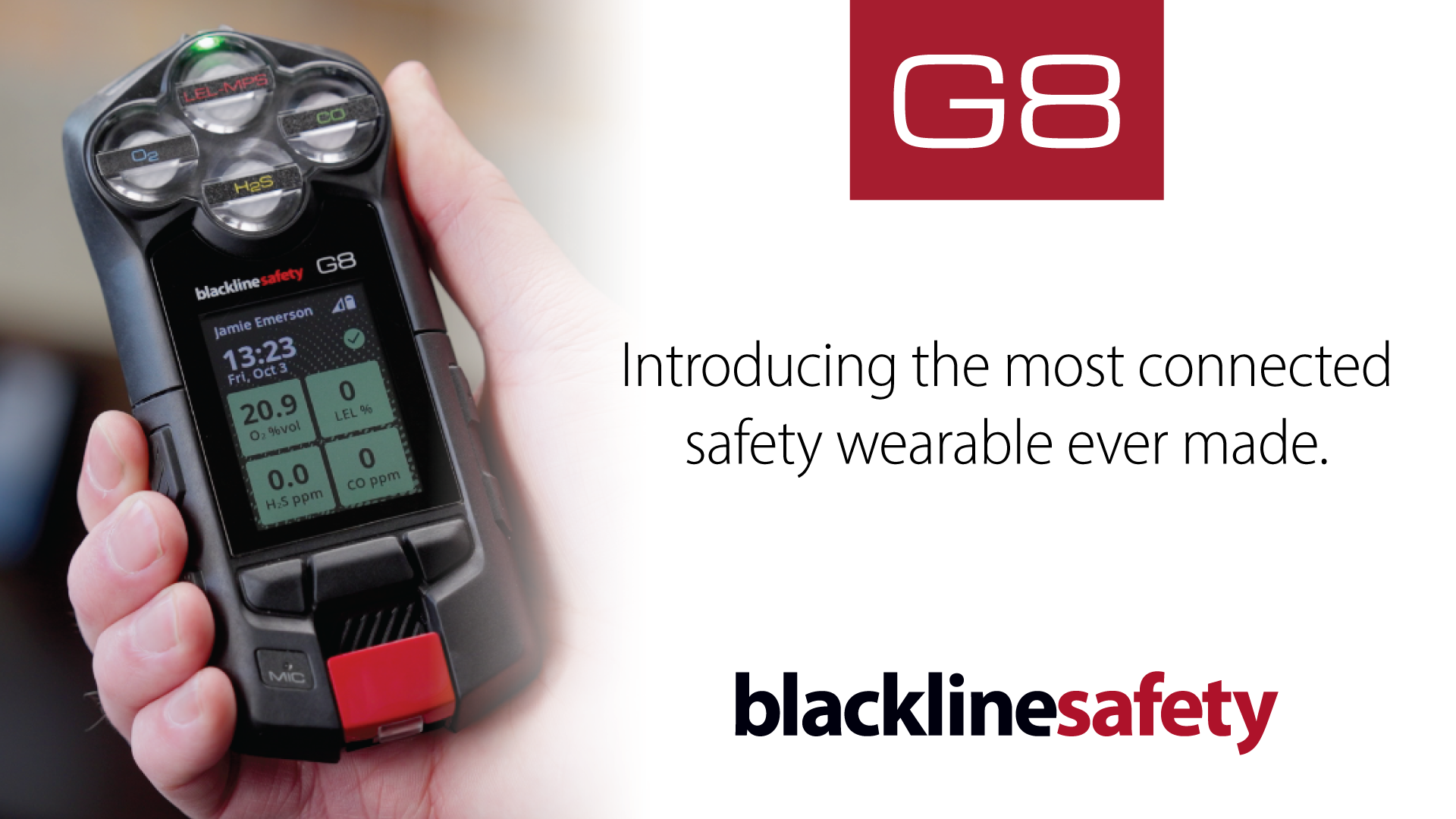 G8-Gasdetektor-Sicherheitsgerät für Alleinarbeiter-Demo-Video-Miniaturansicht