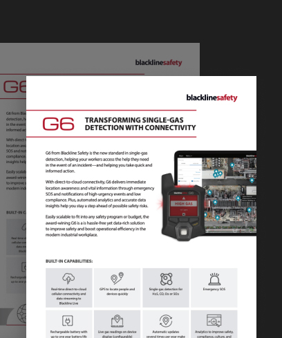 Broschüre zu vernetzter Sicherheitsgasdetektion und Alleinarbeitern