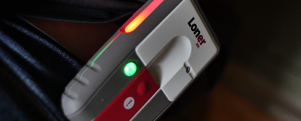 Blog-Bilder – Blackline Safety Loner M6 Alarm bei fehlendem Check-in, Nahaufnahme