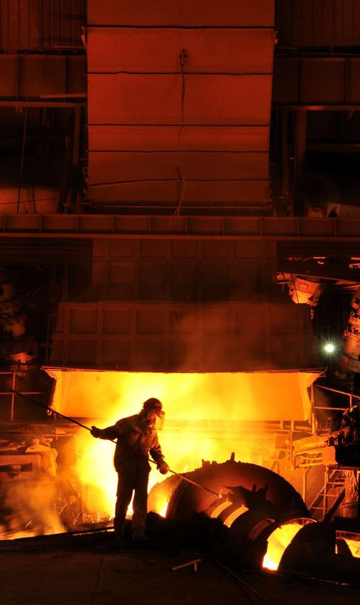 Stahlarbeiter-Gasdetektion